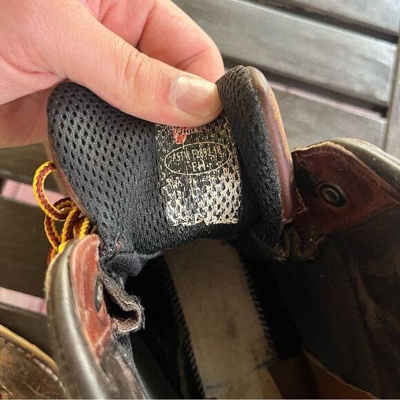 Red Wing Shoes Waterproof Moc Toe Wedge Sole Boots (11)  ??
